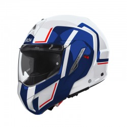 KASK MOTOCYKLOWY AIROH MATHISSE 2 GENIUS BLUE RED GLOSS XS