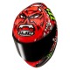 KASK MOTOCYKLOWY HJC RPHA12 QUARTARARO REPLICA 2 RED BLACK XXS