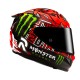 KASK MOTOCYKLOWY HJC RPHA12 QUARTARARO REPLICA 2 RED BLACK XXS