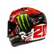KASK MOTOCYKLOWY HJC RPHA12 QUARTARARO REPLICA 2 RED BLACK XXS