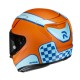 KASK MOTOCYKLOWY HJC RPHA12 RESPON ORANGE BLUE XS