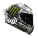 KASK MOTOCYKLOWY HJC RPHA1 V2 CARBON QUARTARARO SNOW DIABLO REPLICA BLACK WHITE XXS