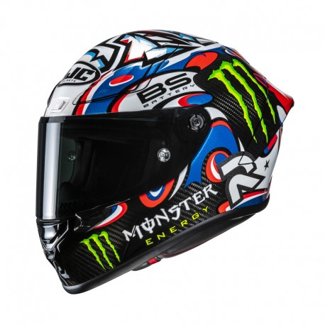 KASK MOTOCYKLOWY HJC RPHA1 V2 CARBON QUARTARARA LE MANS 3 REPLICA BLACK BLUE XXS