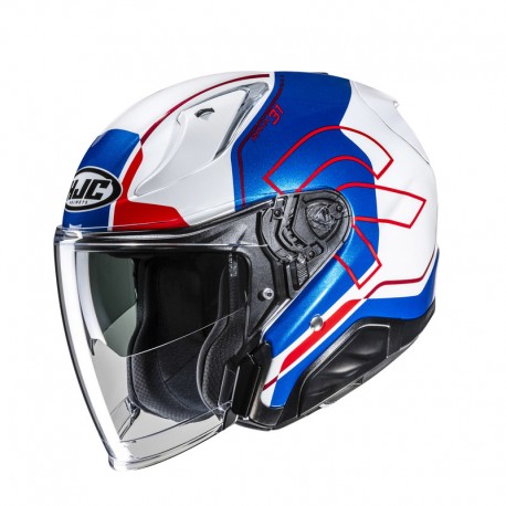 KASK MOTOCYKLOWY HJC RPHA31 DEREEN BLUE WHITE XS