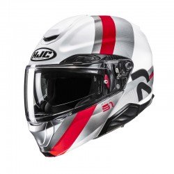 KASK MOTOCYKLOWY HJC RPHA91 FENSH WHITE RED XS