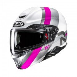 KASK MOTOCYKLOWY HJC RPHA91 FENSH WHITE PINK XXS