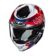 KASK MOTOCYKLOWY HJC RPHA72 GOLDY WHITE RED XS