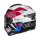 KASK MOTOCYKLOWY HJC RPHA72 GOLDY WHITE RED XS