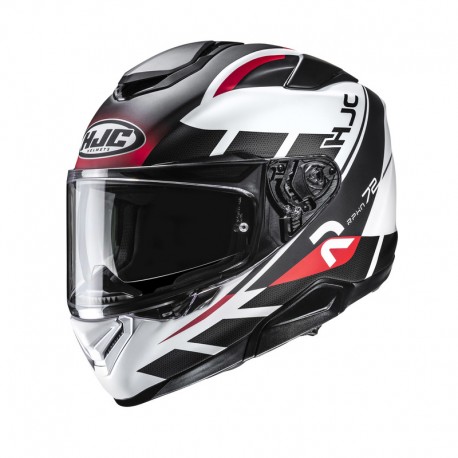 KASK MOTOCYKLOWY HJC RPHA72 VALUE WHITE BLACK XS