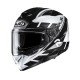 KASK MOTOCYKLOWY HJC RPHA72 VALUE BLACK WHITE XS