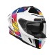 KASK MOTOCYKLOWY AIROH SPARK 2 LIVELY RAINBOW GLOSS XS