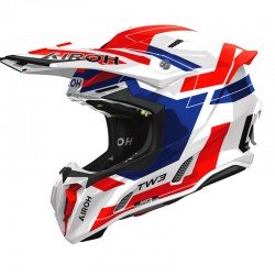 KASK MOTOCYKLOWY AIROH TWIST 3 DYNASTY BLUE RED GLOSS XS