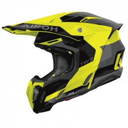 KASK MOTOCYKLOWY AIROH TWIST 3 FANCY YELLOW GLOSS XS