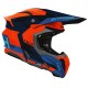 KASK MOTOCYKLOWY AIROH TWIST 3 FANCY BLUE ORANGE GLOSS XS