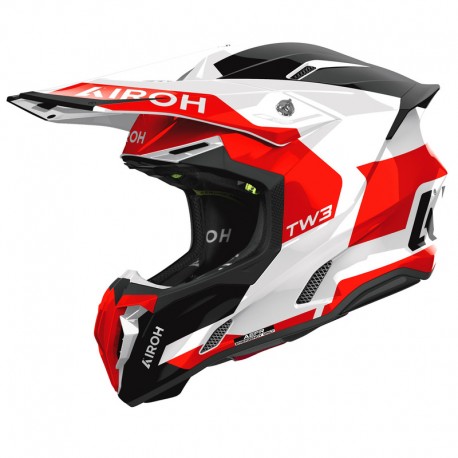 KASK MOTOCYKLOWY AIROH TWIST 3 FANCY RED GLOSS XS