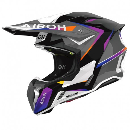 KASK MOTOCYKLOWY AIROH TWIST 3 HUSTLE GLOSS XS