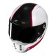 KASK MOTOCYKLOWY HJC V10 HODU WHITE BLACK XS