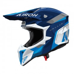 KASK MOTOCYKLOWY AIROH WRAAAP CONQUER BLUE GLOSS XXS