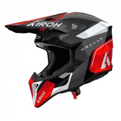 KASK MOTOCYKLOWY AIROH WRAAAP CONQUER RED GLOSS XXS