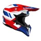 KASK MOTOCYKLOWY AIROH WRAAAP VISION RED BLUE GLOSS XXS