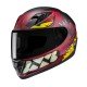 KASK MOTOCYKLOWY JUNIOR HJC Y10 FRANK RED BLACK YS