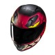 KASK MOTOCYKLOWY JUNIOR HJC Y10 FRANK RED BLACK YS