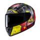 KASK MOTOCYKLOWY JUNIOR HJC Y10 MIKA BLACK YELLOW YS