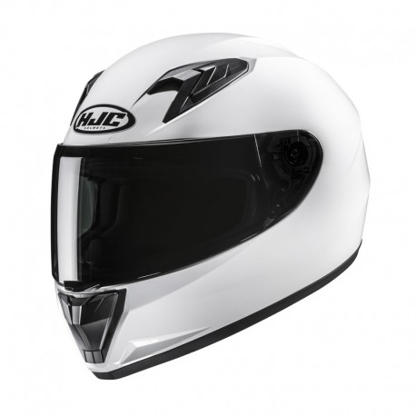 KASK MOTOCYKLOWY JUNIOR HJC Y10 SOLID PEARL WHITE YS