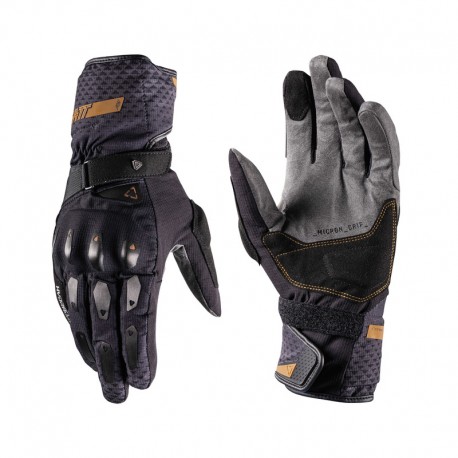 RĘKAWICE MOTOCYKLOWE LEATT ADV SUBZERO 5.5 STEALTH BLACK GREY 3XL