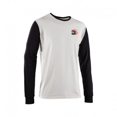 KOSZULKA Z DŁUGIM RĘKAWEM LEATT CORE CREAM WHITE XL