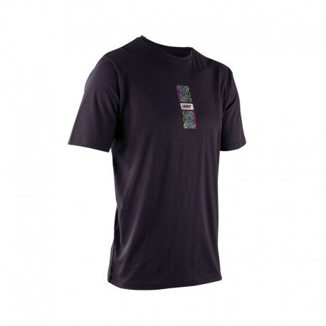 T-SHIRT LEATT CORE BLACK GREEN L