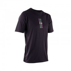 T-SHIRT LEATT CORE BLACK GREEN XL