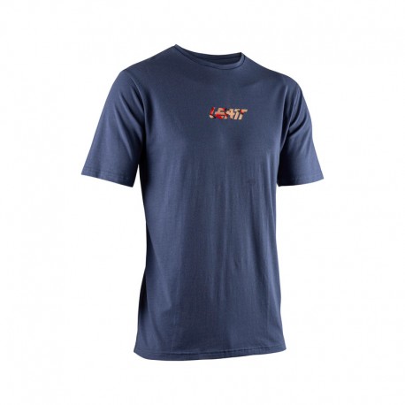 T-SHIRT LEATT CORE DENIM BLUE XL