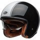 KASK MOTOCYKLOWY BELL TX501 ECE6 RALLY BLACK WHITE M