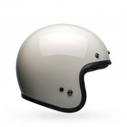 KASK MOTOCYKLOWY BELL CUSTOM 500 SOLID VINTAGE WHITE S