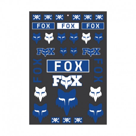 NAKLEJKA FOX LEGACY TRACK PACK BLUE OS