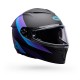 KASK MOTOCYKLOWY BELL LITHIUM PASSION MATTE BLACK PURPLE XS