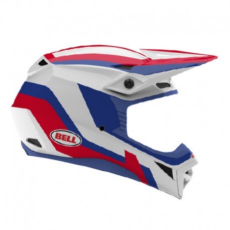 KASK MOTOCYKLOWY BELL MX-10 MIPS DYNO RED WHITE S