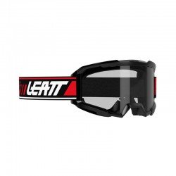 GOGLE LEATT VIZION 2.5 90 VLT BLACK RED CLEAR OS