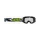GOGLE LEATT VIZION 2.5S SMALL 90 VLT BLACK FLUO YELLOW CLEAR OS
