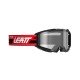 GOGLE LEATT VIZION 3.5 IRIZ 35 VLT RED SILVER OS