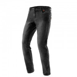 JEANSY MOTOCYKLOWE REBELHORN BRONCO WASHED BLACK MONOLAYER 28/32