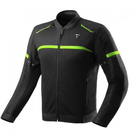 KURTKA MOTOCYKLOWA TEKSTYLNA REBELHORN ECHO BLACK FLUO YELLOW 10XL