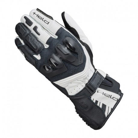 RĘKAWICE MOTOCYKLOWE HELD EVO-THRUX 3 BLACK WHITE 7