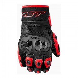 RĘKAWICE MOTOCYKLOWE RST FREESTYLE 3 D3O BLACK RED M
