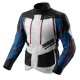KURTKA MOTOCYKLOWA TEKSTYLNA REBELHORN HARDY 3.0 BLUE GREY RED XS