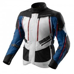 KURTKA MOTOCYKLOWA TEKSTYLNA REBELHORN HARDY 3.0 BLUE GREY RED XS