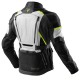 KURTKA MOTOCYKLOWA TEKSTYLNA REBELHORN HARDY 3.0 BLACK LIGHT GREY FLUO YELLOW XS