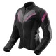 KURTKA MOTOCYKLOWA TEKSTYLNA DAMSKA REBELHORN HIFLOW 5 BLACK GREY FLUO PINK WXS