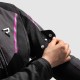 KURTKA MOTOCYKLOWA TEKSTYLNA DAMSKA REBELHORN HIFLOW 5 BLACK GREY FLUO PINK WXS